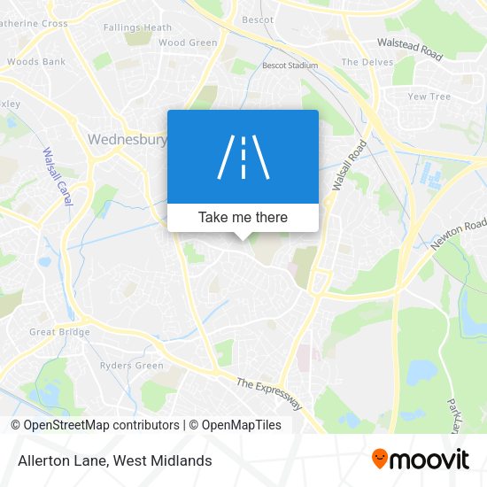 Allerton Lane map