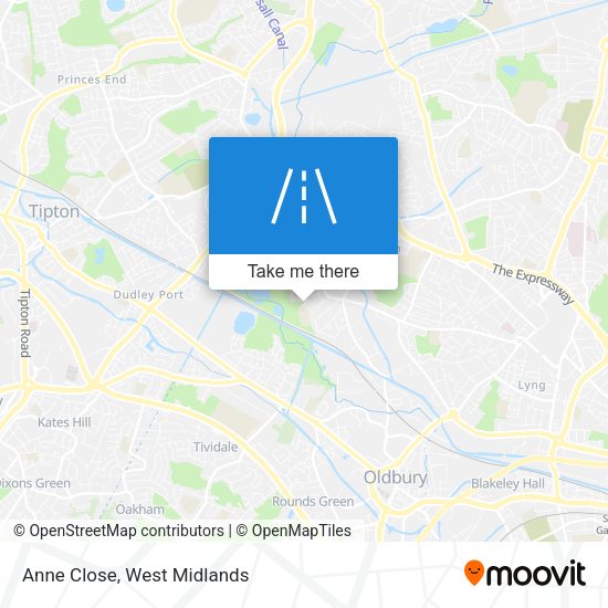 Anne Close map