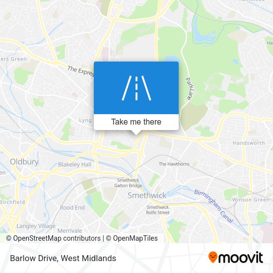 Barlow Drive map