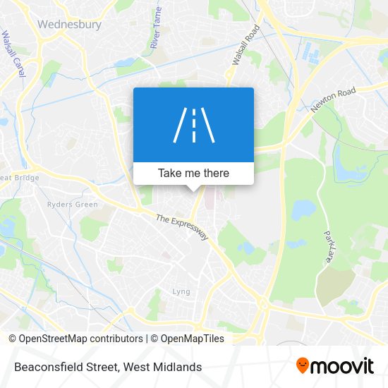 Beaconsfield Street map