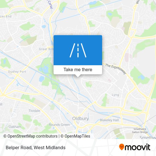 Belper Road map