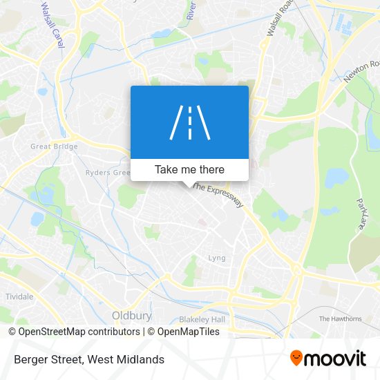 Berger Street map
