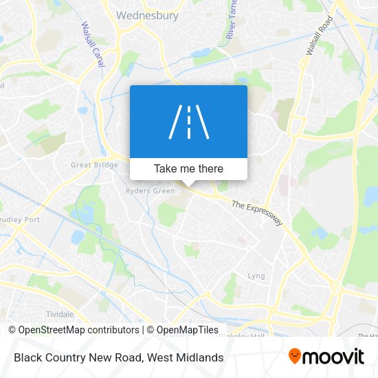 Black Country New Road map