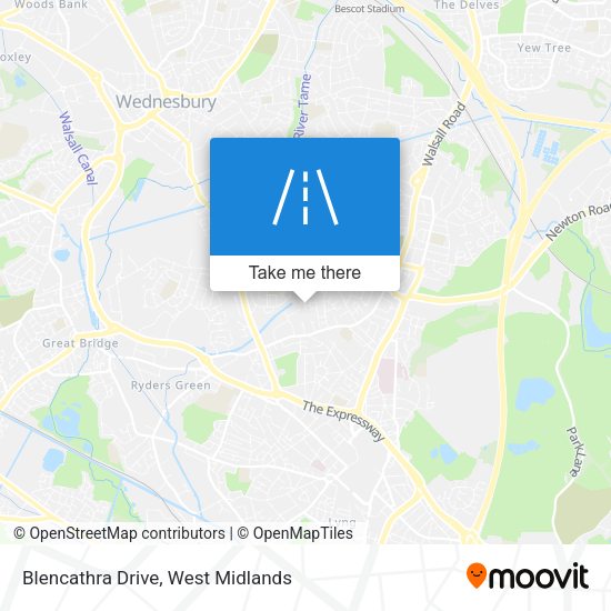 Blencathra Drive map