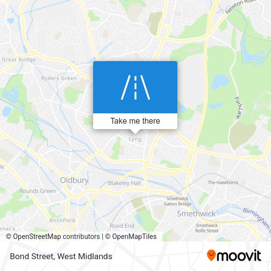 Bond Street map