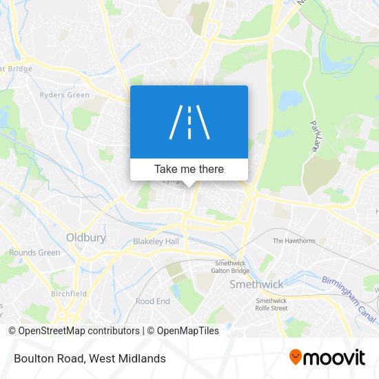 Boulton Road map