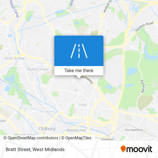 Bratt Street map