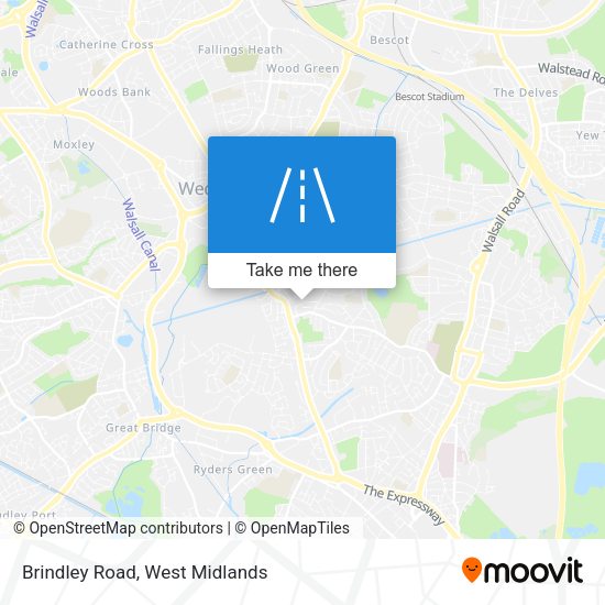 Brindley Road map