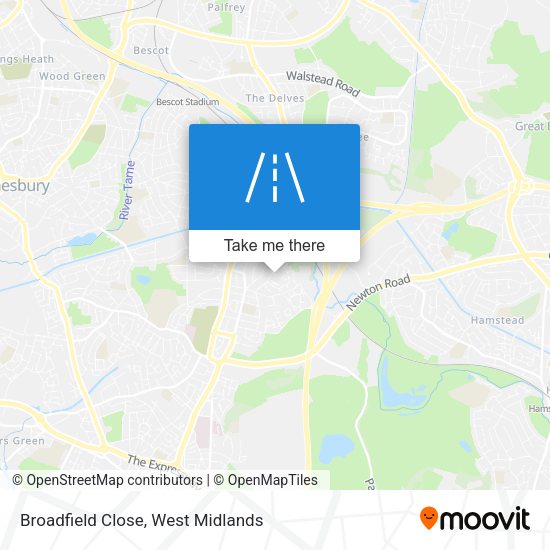 Broadfield Close map