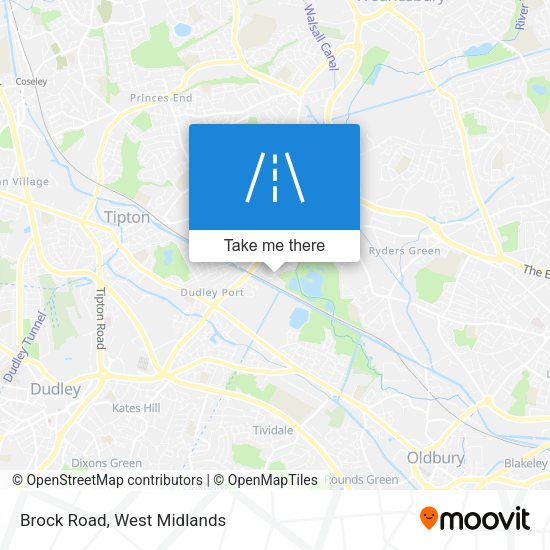 Brock Road map