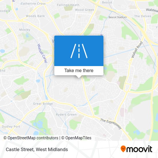 Castle Street map