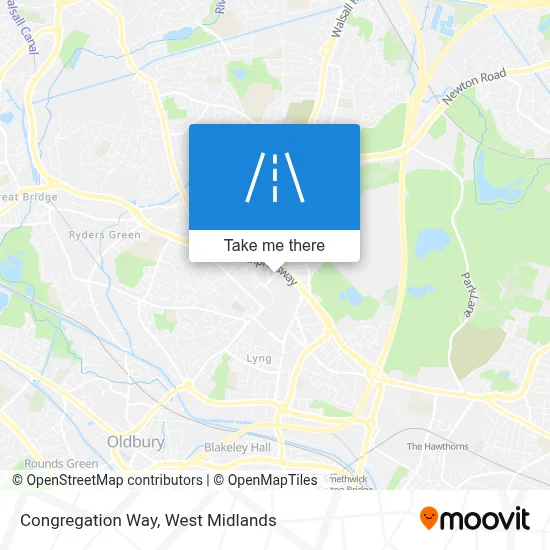 Congregation Way map