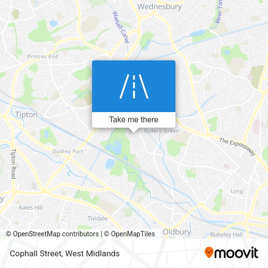 Cophall Street map