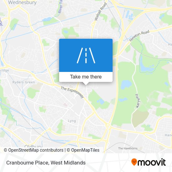 Cranbourne Place map