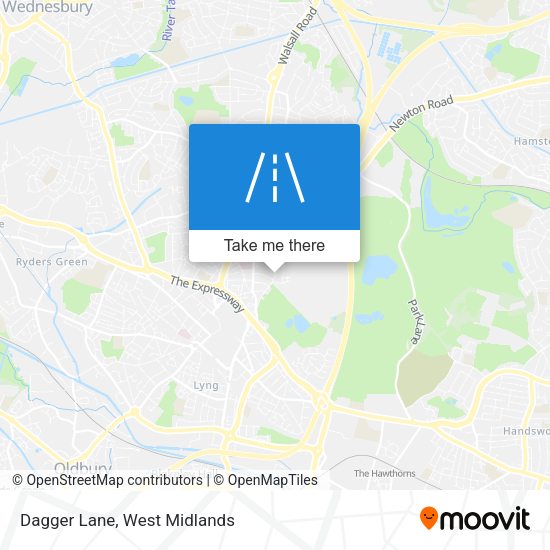 Dagger Lane map