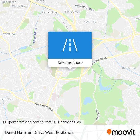 David Harman Drive map