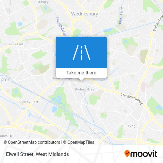 Elwell Street map