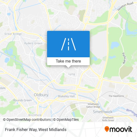 Frank Fisher Way map