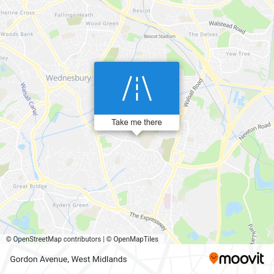 Gordon Avenue map