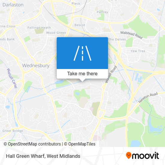 Hall Green Wharf map