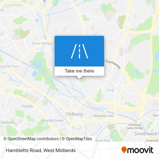 Hambletts Road map