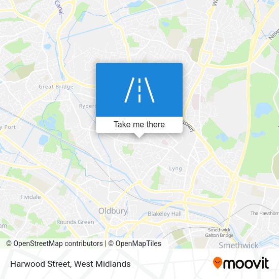 Harwood Street map