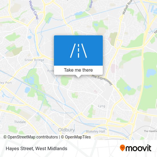 Hayes Street map
