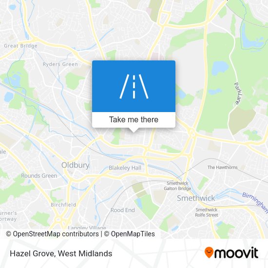 Hazel Grove map
