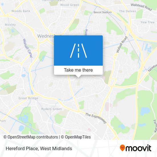 Hereford Place map