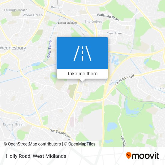Holly Road map