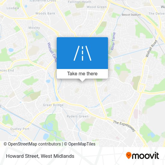 Howard Street map