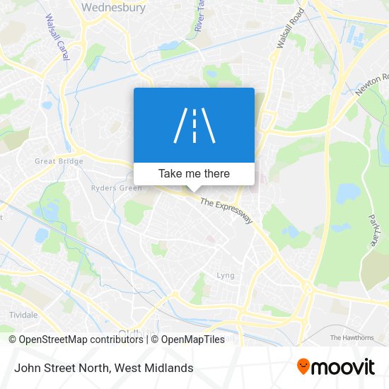 John Street North map