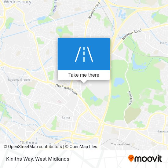 Kiniths Way map