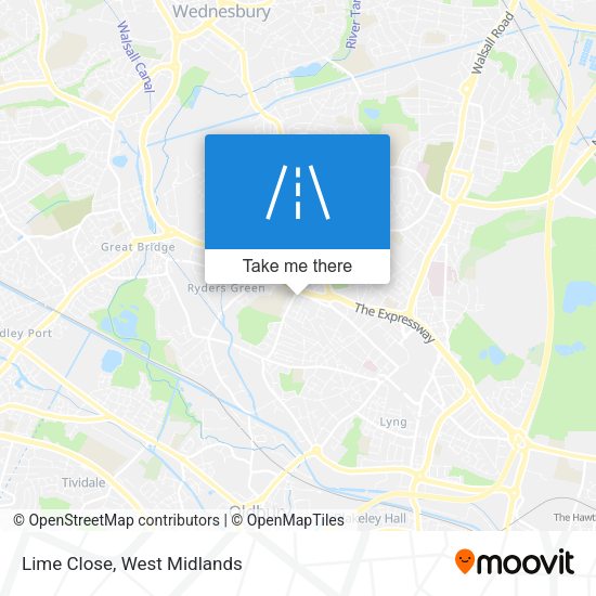 Lime Close map