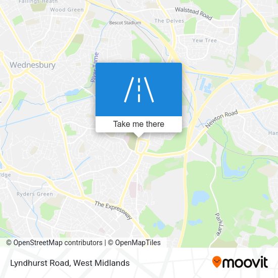 Lyndhurst Road map