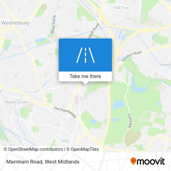 Marnham Road map
