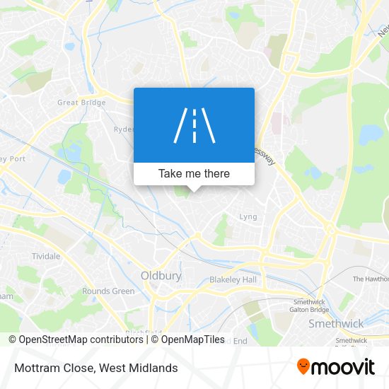 Mottram Close map
