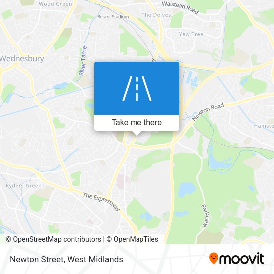 Newton Street map