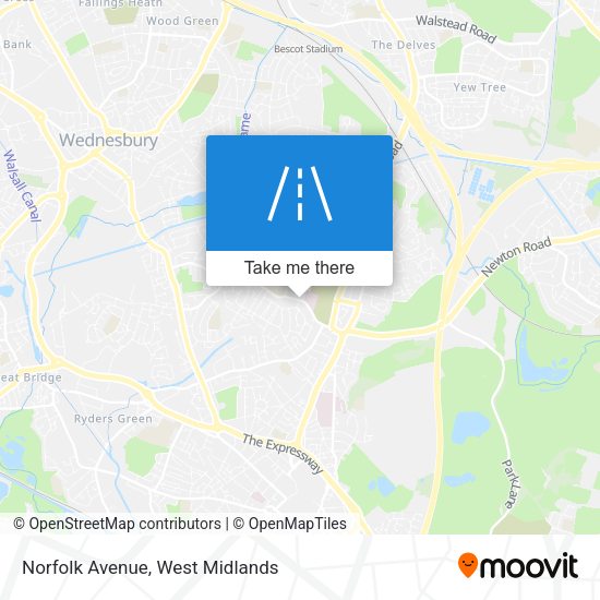 Norfolk Avenue map