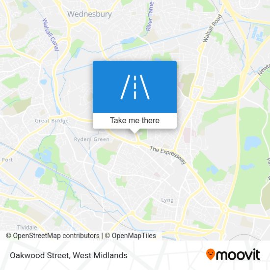 Oakwood Street map