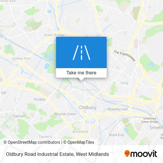 Oldbury Road Industrial Estate map