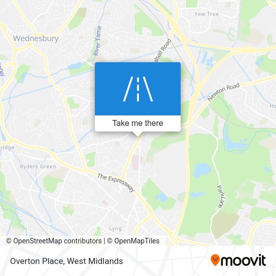 Overton Place map