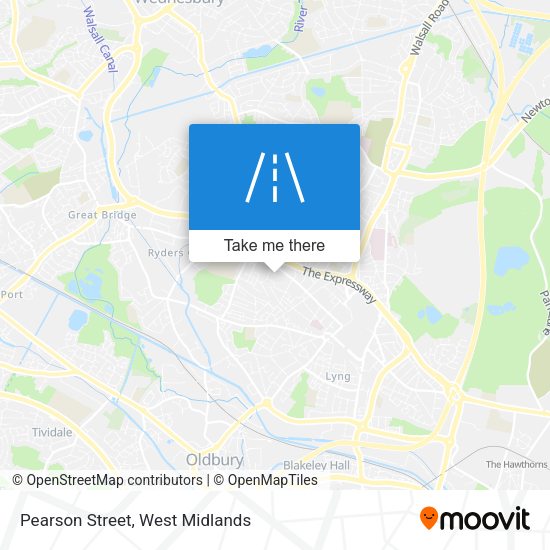 Pearson Street map