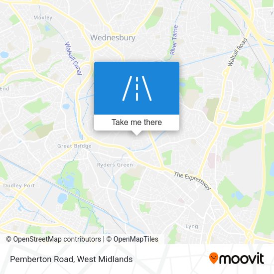 Pemberton Road map