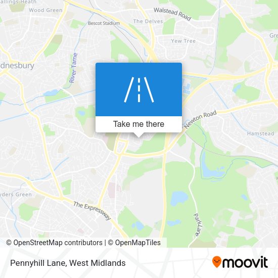 Pennyhill Lane map