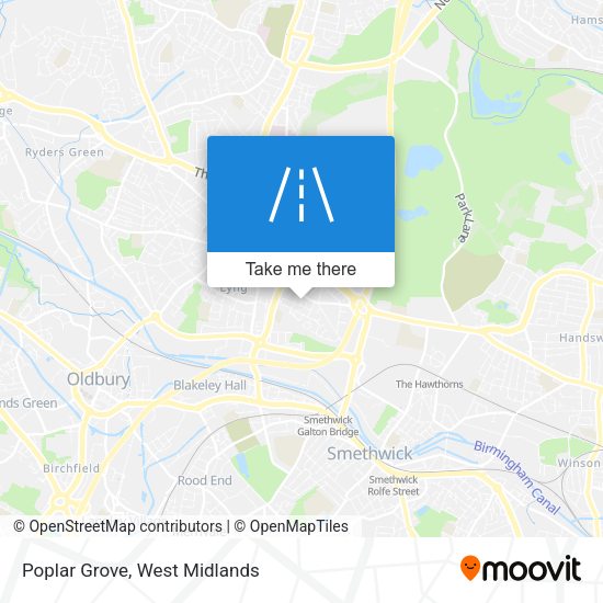 Poplar Grove map