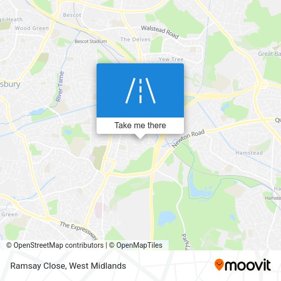 Ramsay Close map