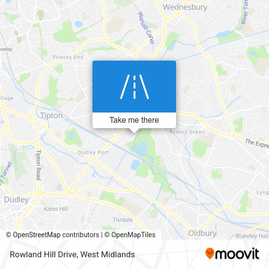Rowland Hill Drive map