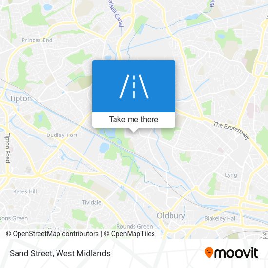 Sand Street map