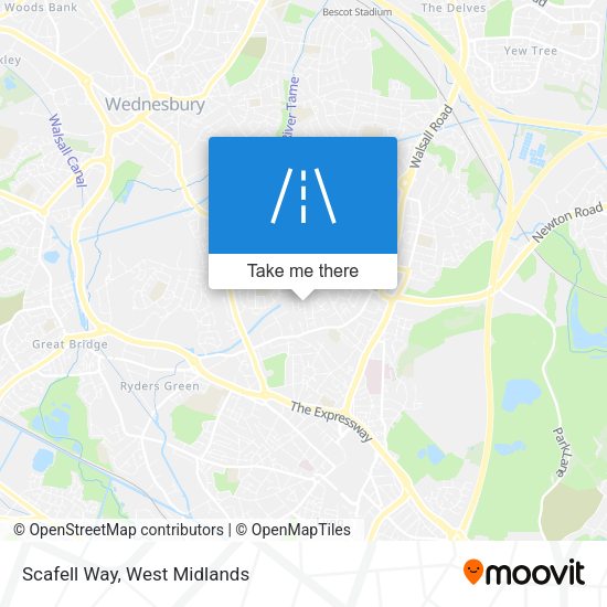 Scafell Way map